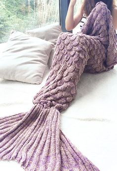 Mermaid blanket.
